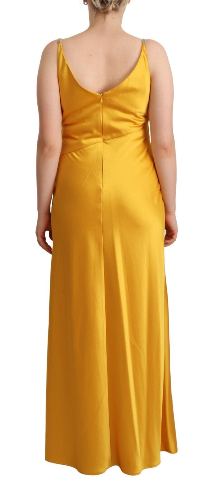 Ralph Lauren Yellow Sheath Sleeveless Long Dress for Women