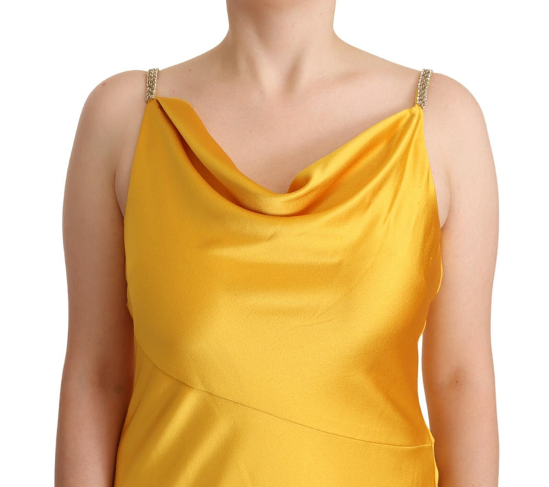 Ralph Lauren Yellow Sheath Sleeveless Long Dress for Women