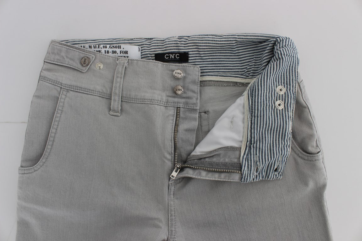 Costume National C’N’C Super Slim Fit Jeans Gray pour Femme