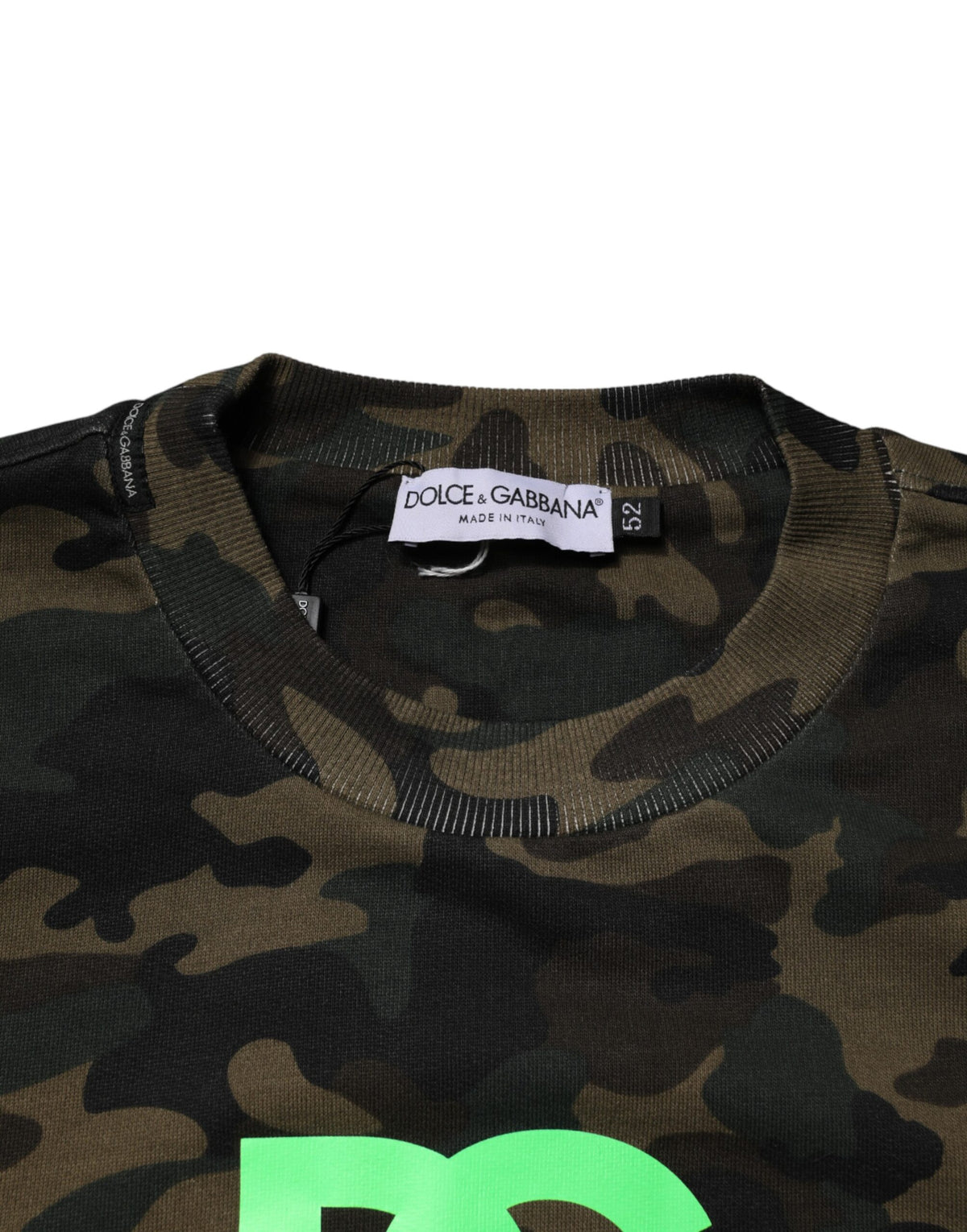 Dolce & Gabbana Sweat-shirt homme camouflage multicolore