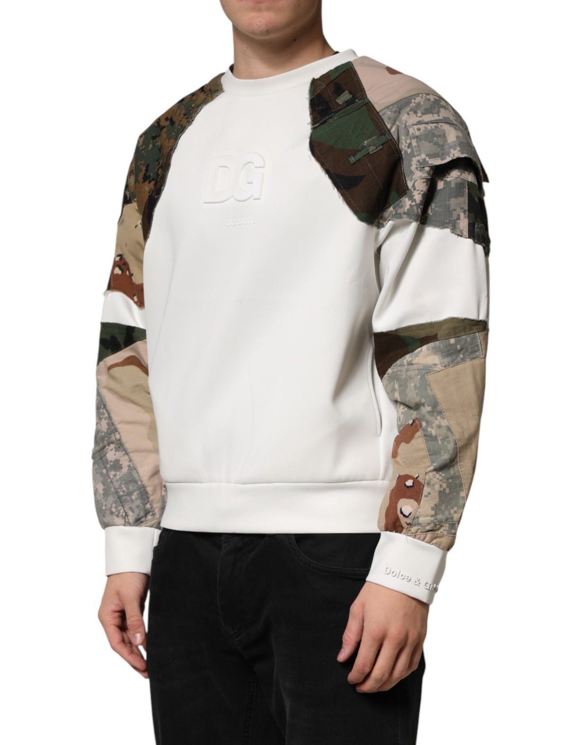 Dolce & Gabbana Multicolor Camouflage Sweatshirt