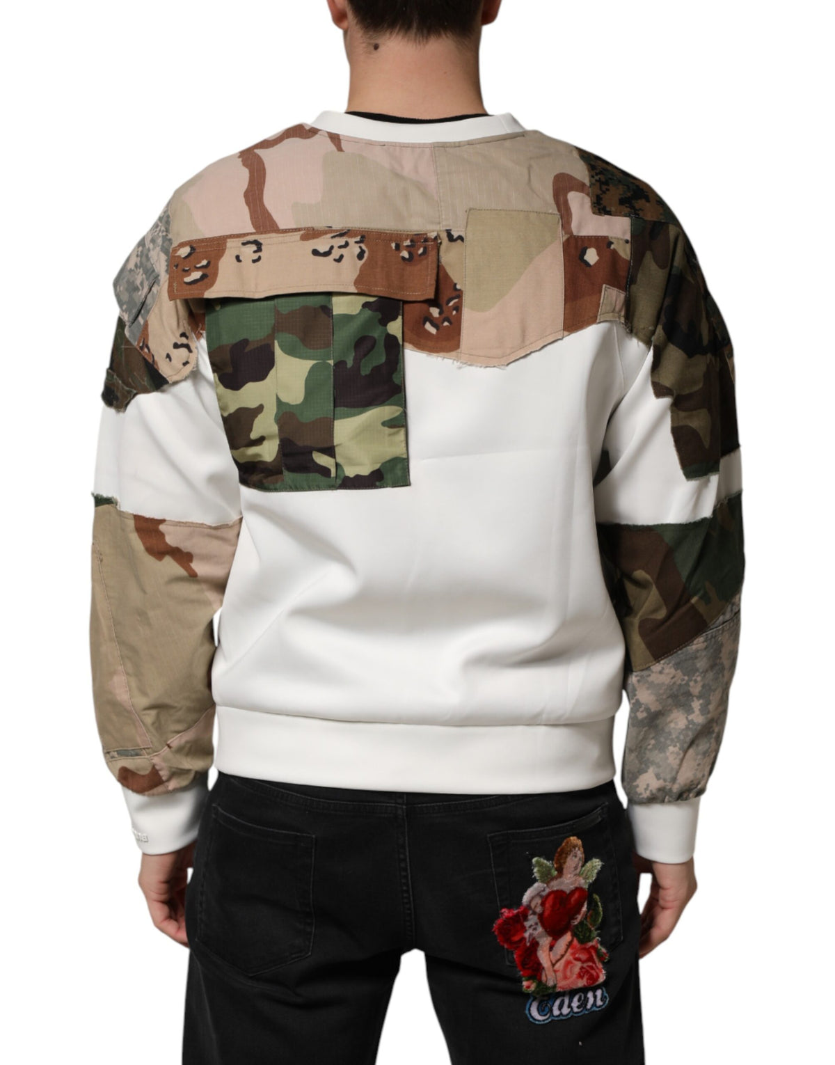 Dolce & Gabbana Multicolor Camouflage Sweatshirt