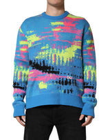Pull Dolce &amp; Gabbana multicolore à col rond pour homme