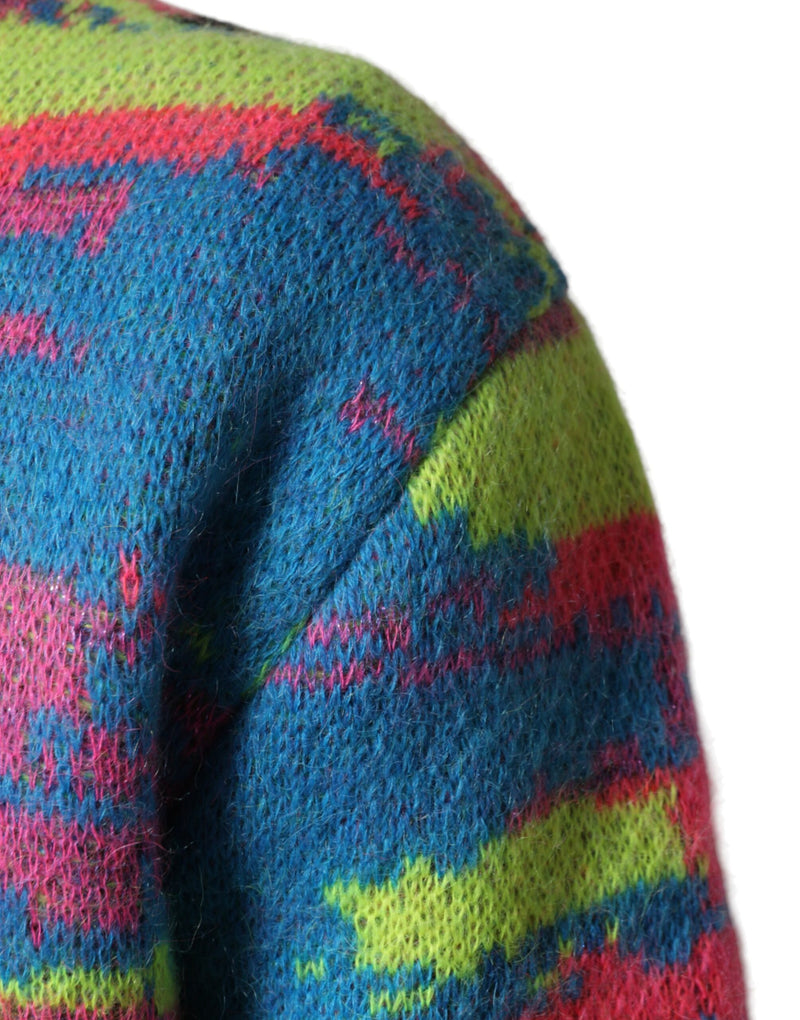 Pull Dolce &amp; Gabbana multicolore à col rond pour homme