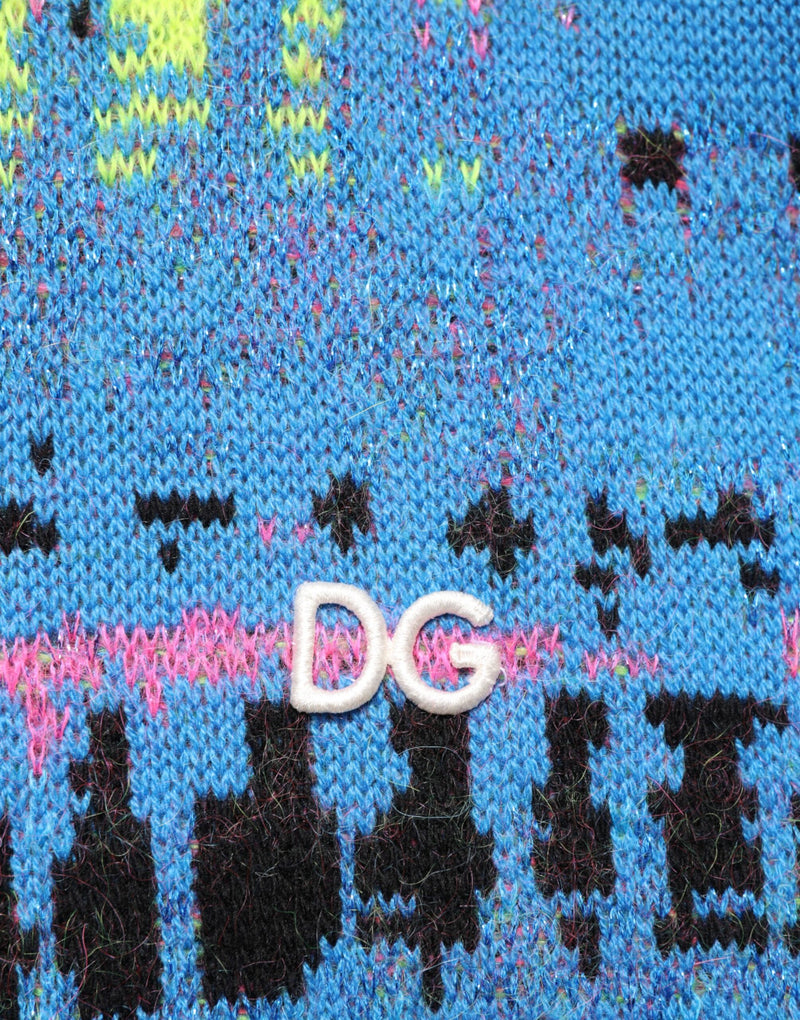 Pull Dolce &amp; Gabbana multicolore à col rond pour homme