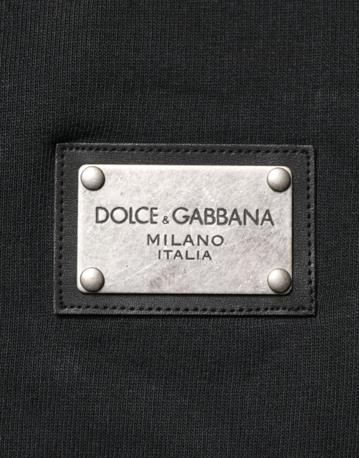 Dolce & Gabbana Black Full Zip Hooded Men Sweatshirt