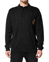 Pull à manches longues Dolce &amp; Gabbana Black Crest pour homme