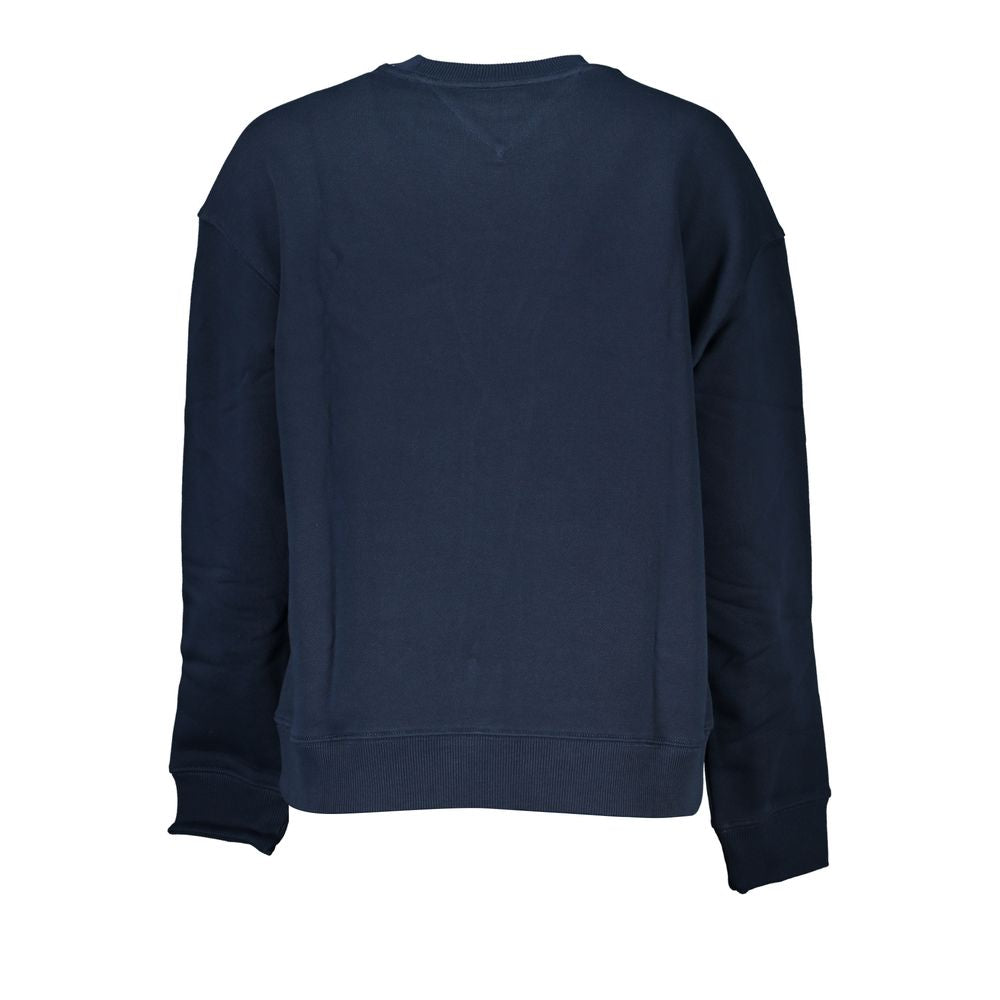 Sweatshirt Femme en Coton Bleu Tommy Hilfiger