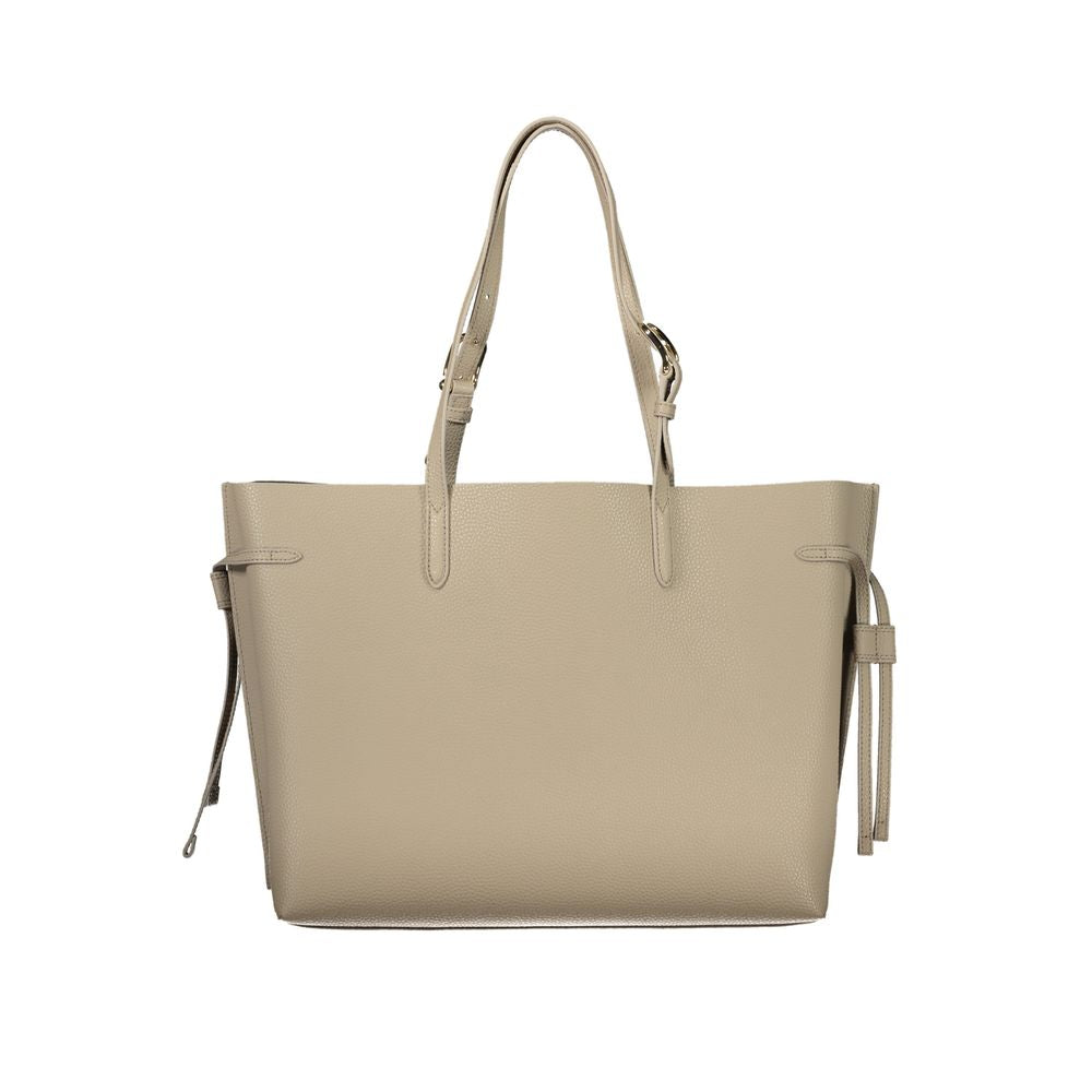 Furla B Tonie Sac en Cuir Beige pour Femmes