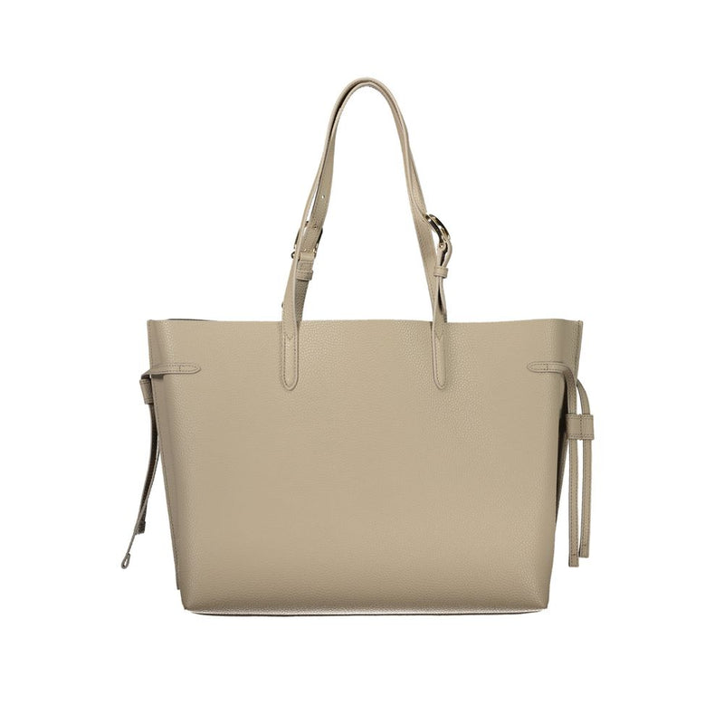 Furla B Tonie Sac en Cuir Beige pour Femmes