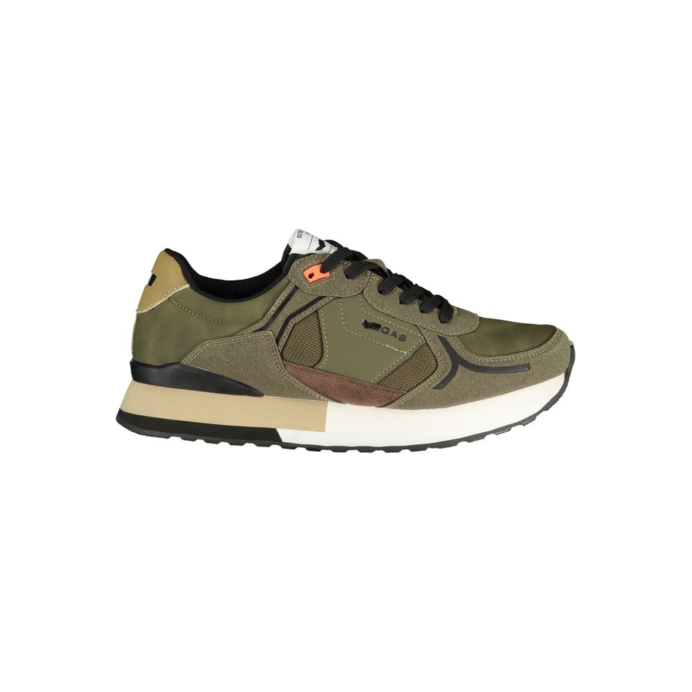 Baskets pour hommes Gas Verde en polyuréthane