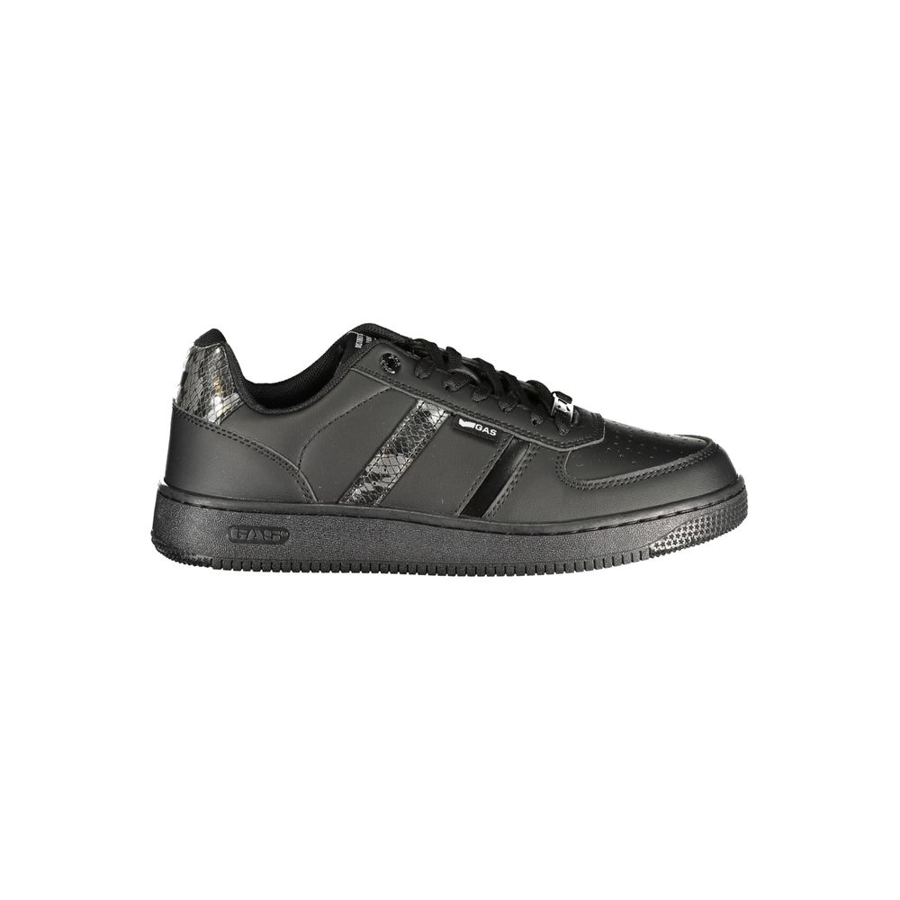 Gas Kewin Mix Black Polyurethane Women's Sneaker