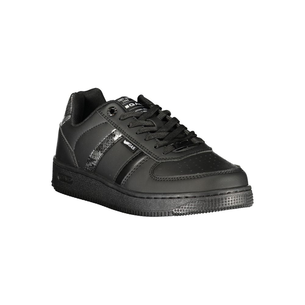 Gas Kewin Mix Black Polyurethane Women's Sneaker