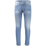 Jean slim fuselé Tommy Hilfiger en coton bleu pour homme