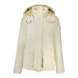 North Sails White Polyester Women Parka Jacket - Sustainable Style