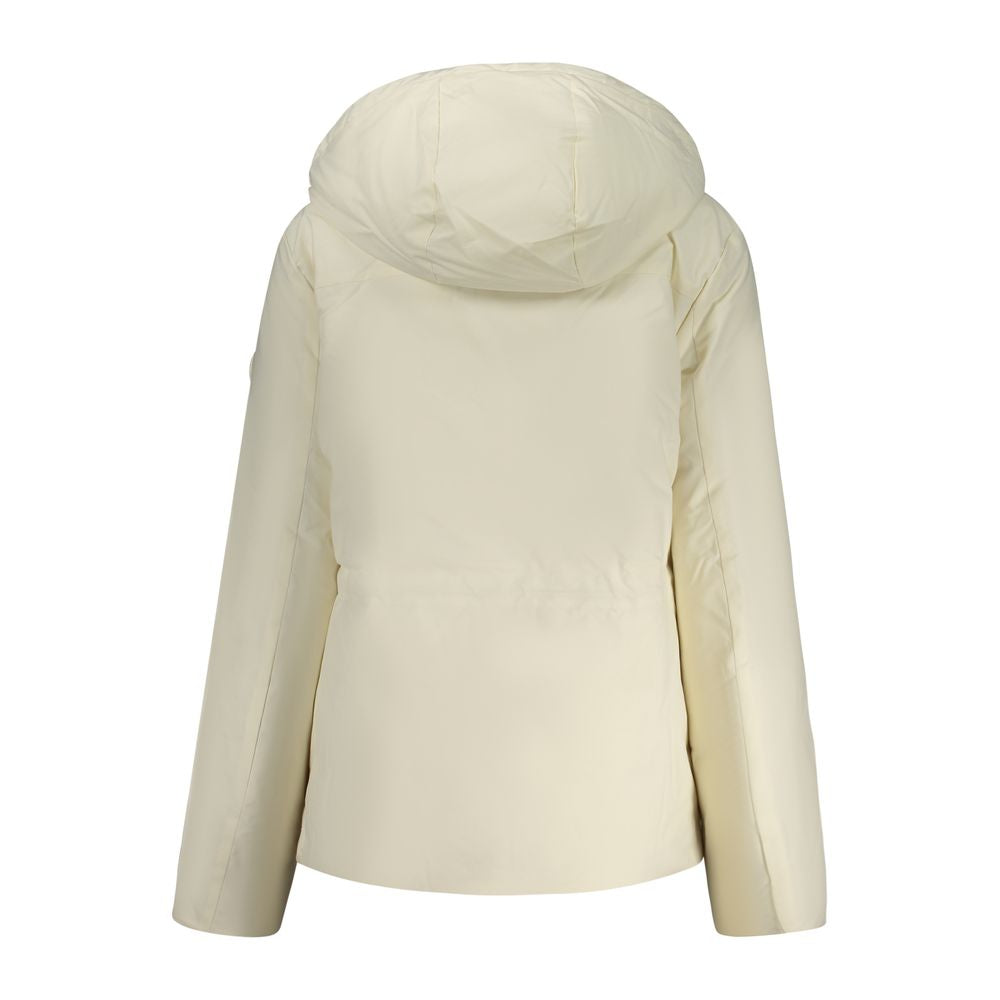 North Sails White Polyester Women Parka Jacket - Sustainable Style