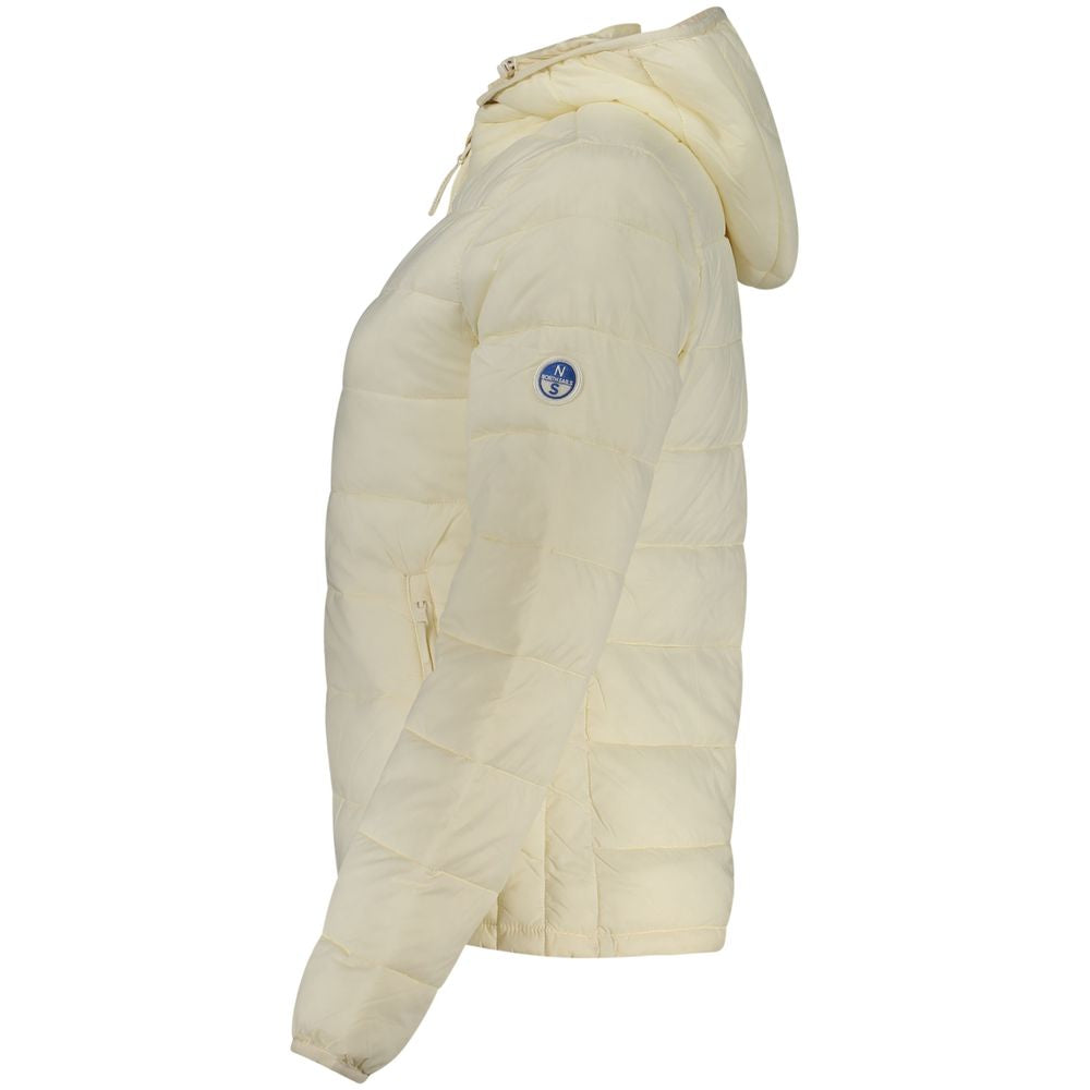 North Sails Naomi Jacket - Stylish White Hooded Polyester