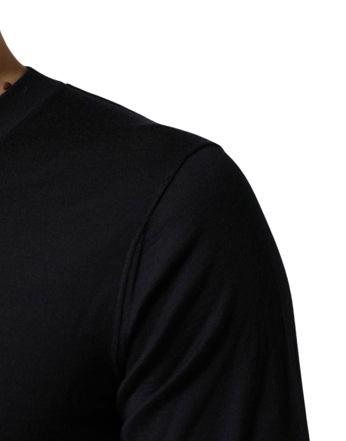 Pull Dolce &amp; Gabbana en cachemire noir à col V pour homme