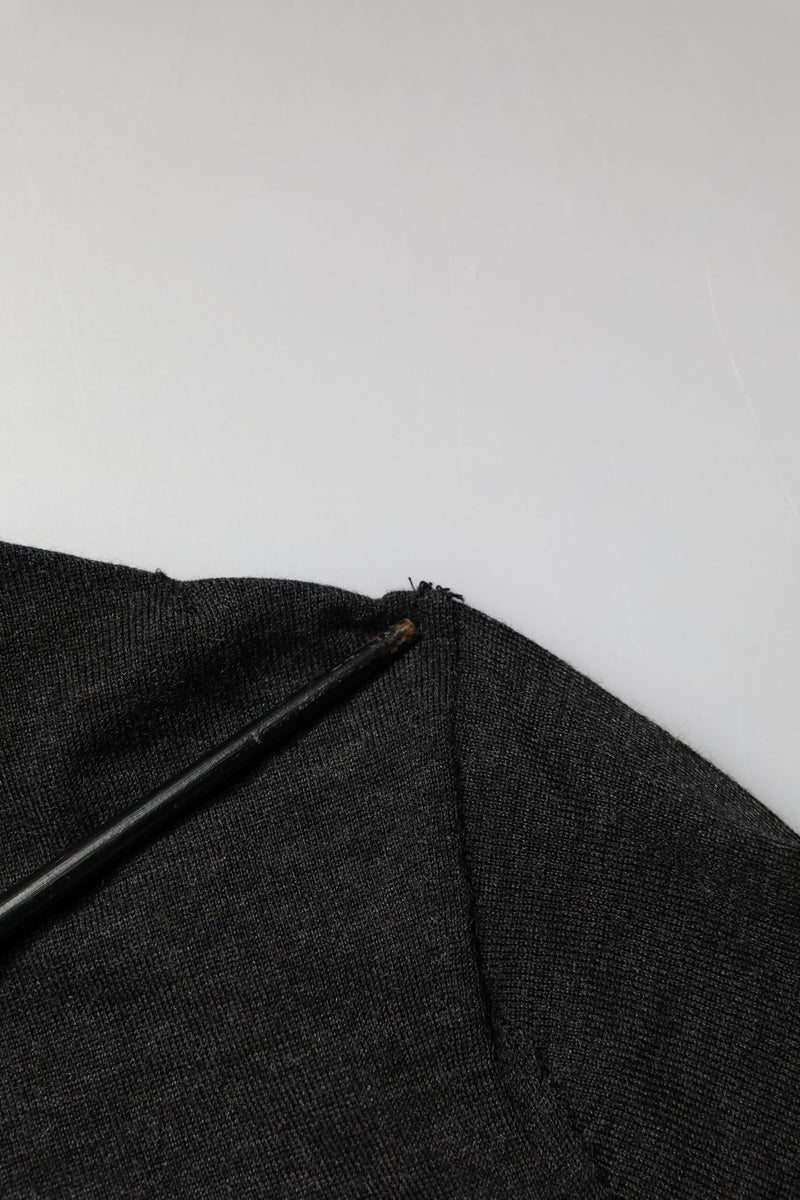 Dolce & Gabbana Black Cashmere Buttoned Men Cardigan Sweater