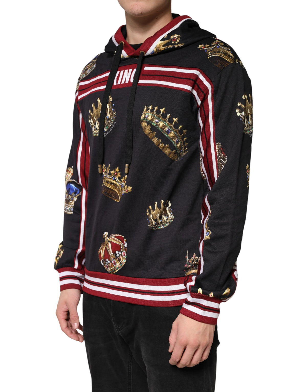 Sweat à capuche Dolce &amp; Gabbana Black King Crown