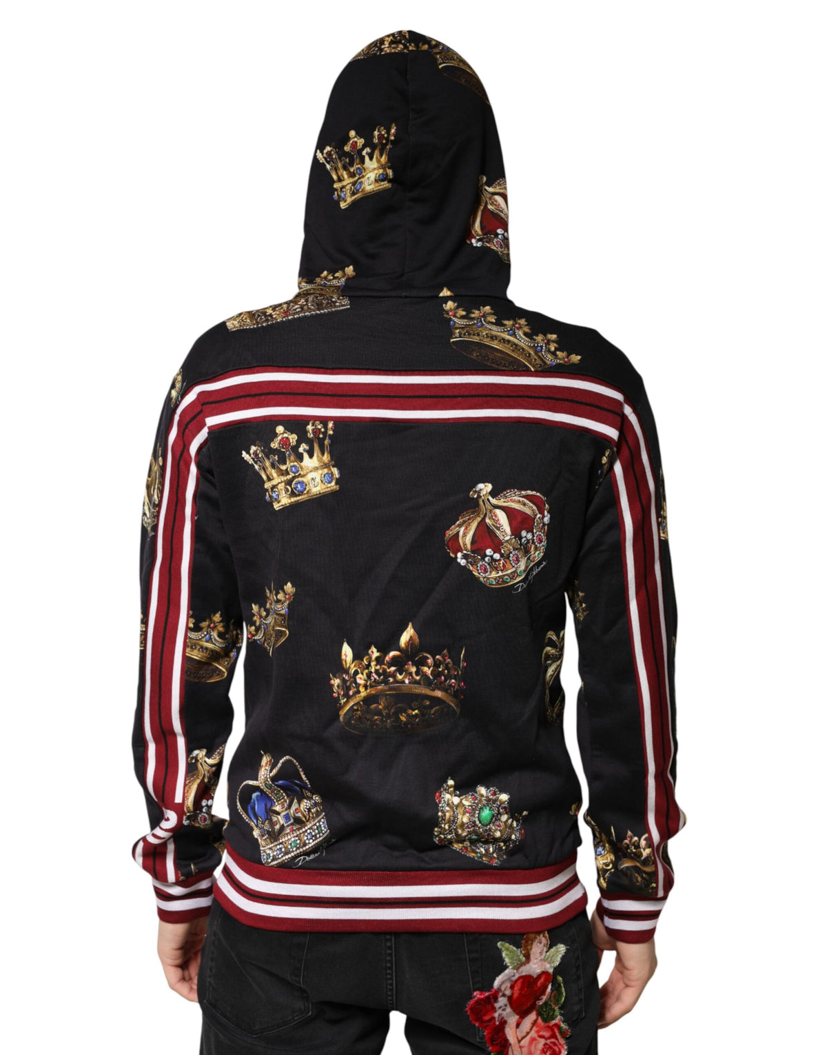 Sweat à capuche Dolce &amp; Gabbana Black King Crown