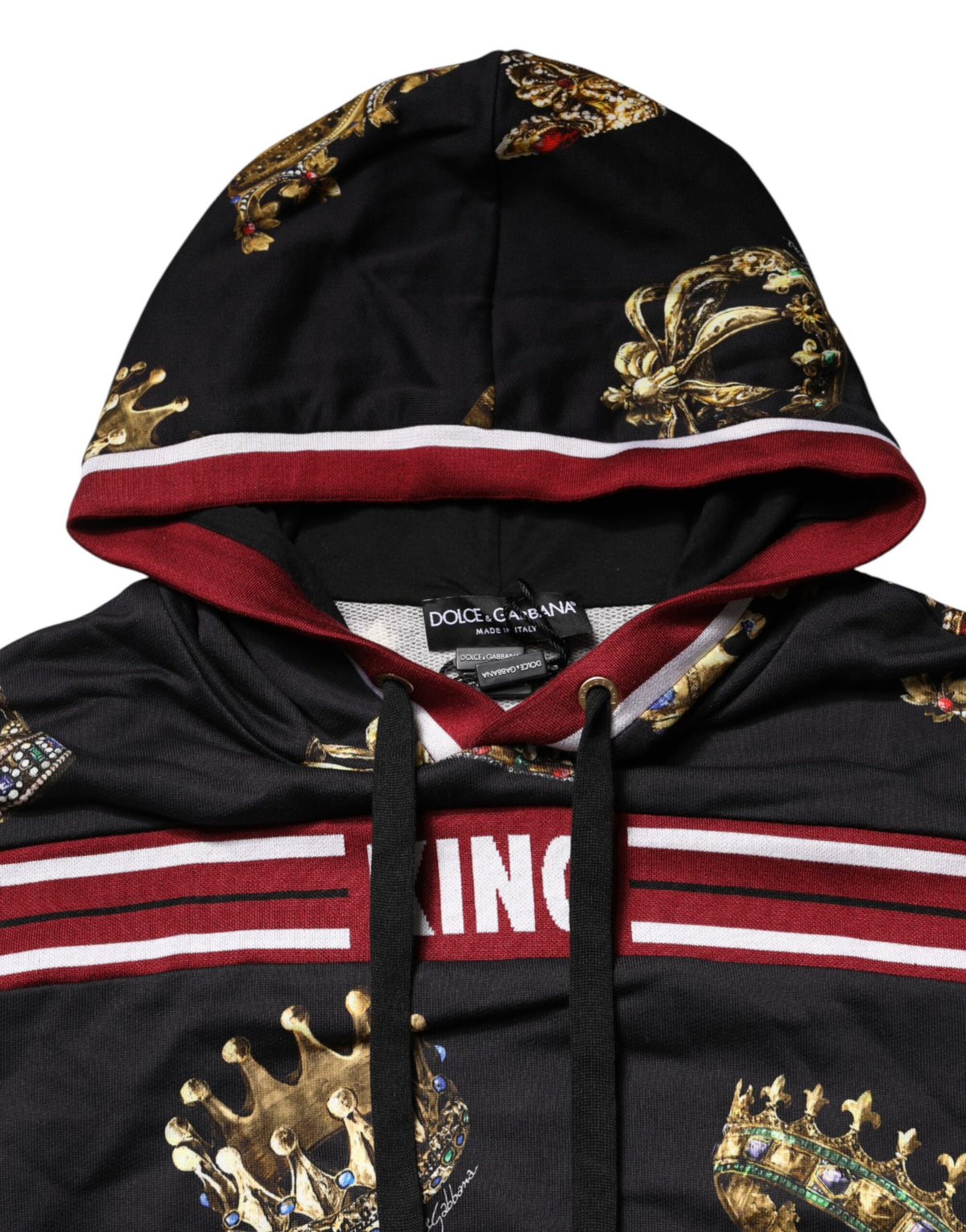 Sweat à capuche Dolce &amp; Gabbana Black King Crown