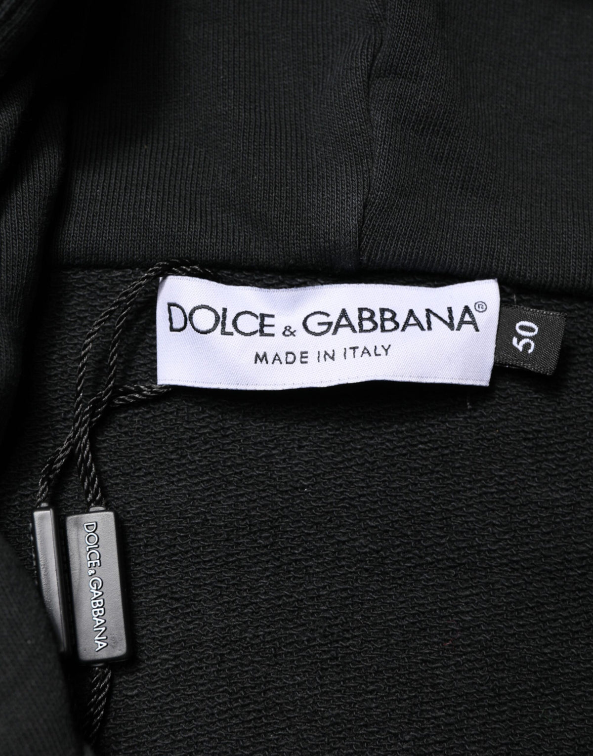 Sweat-shirt à capuche zippé Dolce &amp; Gabbana noir à logo