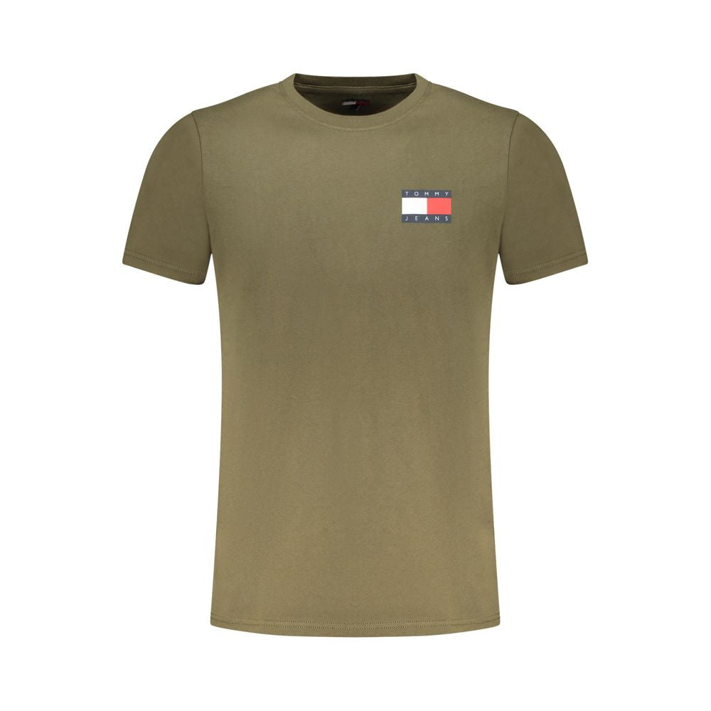 T-shirt homme Tommy Hilfiger Verde en coton
