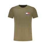 T-shirt homme Tommy Hilfiger Verde en coton