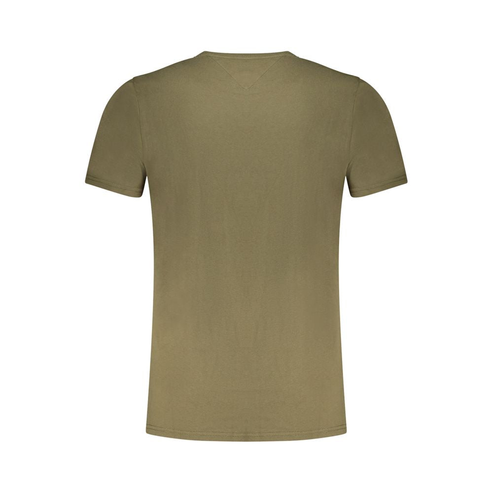 T-shirt homme Tommy Hilfiger Verde en coton