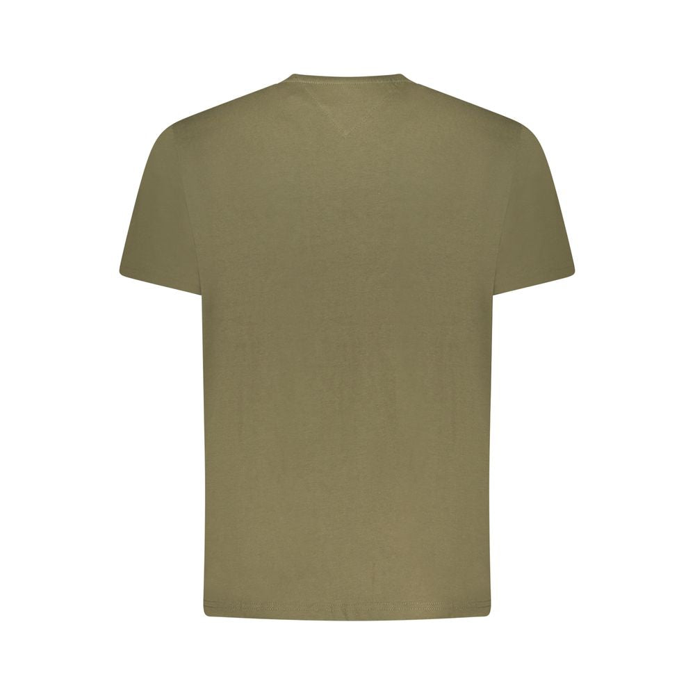 T-shirt homme Tommy Hilfiger Verde en coton