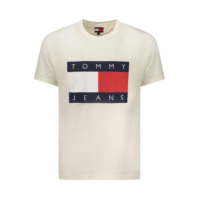 T-shirt Tommy Hilfiger blanc en coton pour homme
