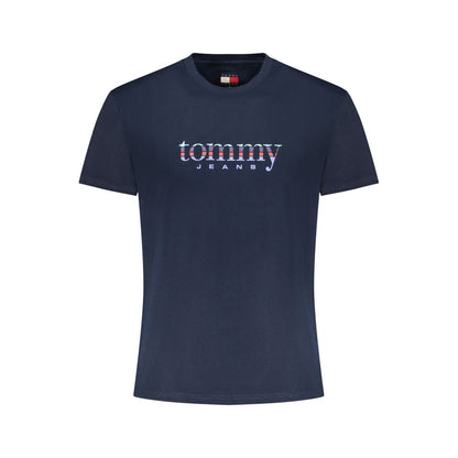 T-shirt homme en coton bleu Tommy Hilfiger
