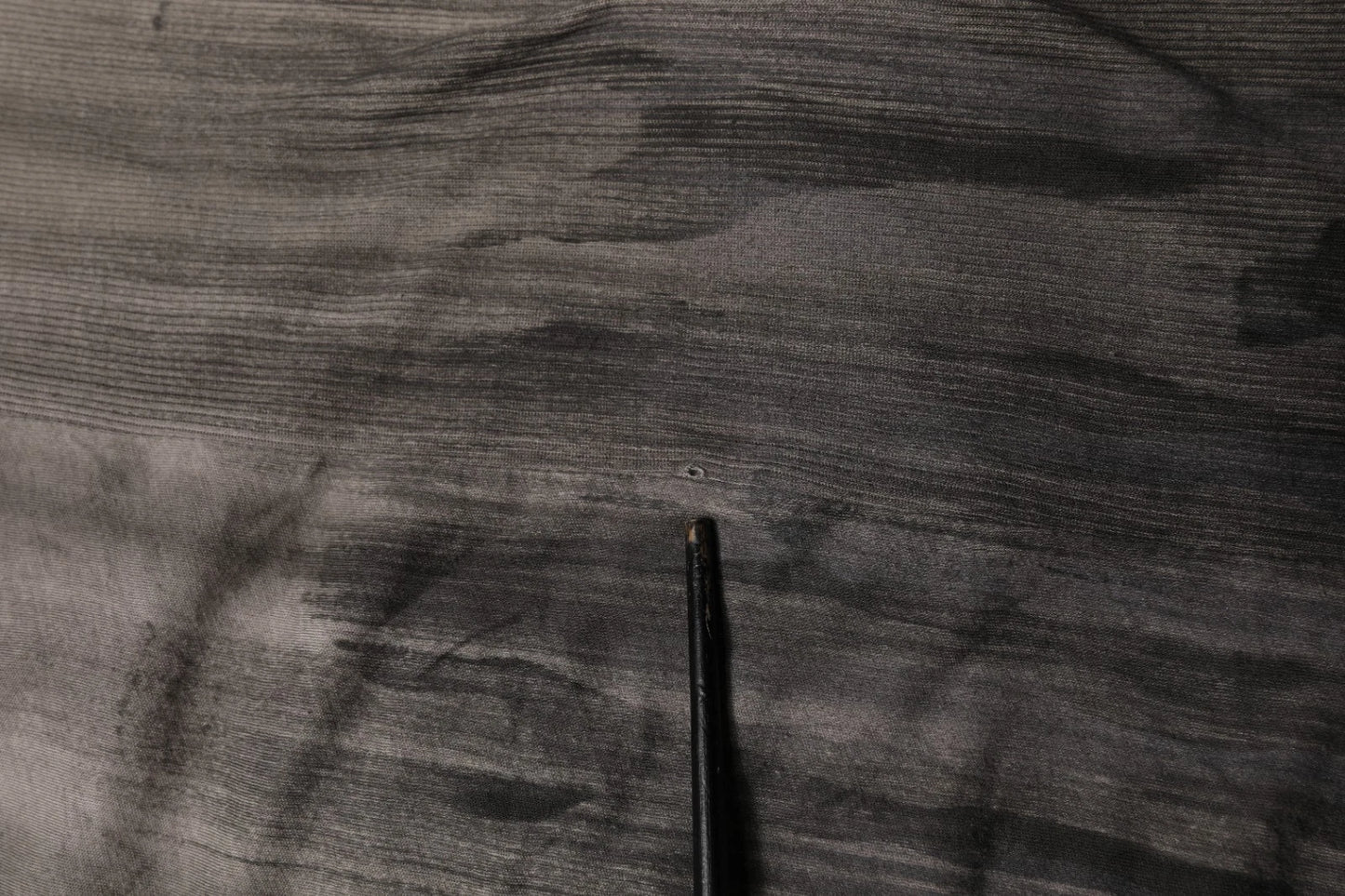 T-shirt Laneus gris bicolore en coton à col rond et manches courtes