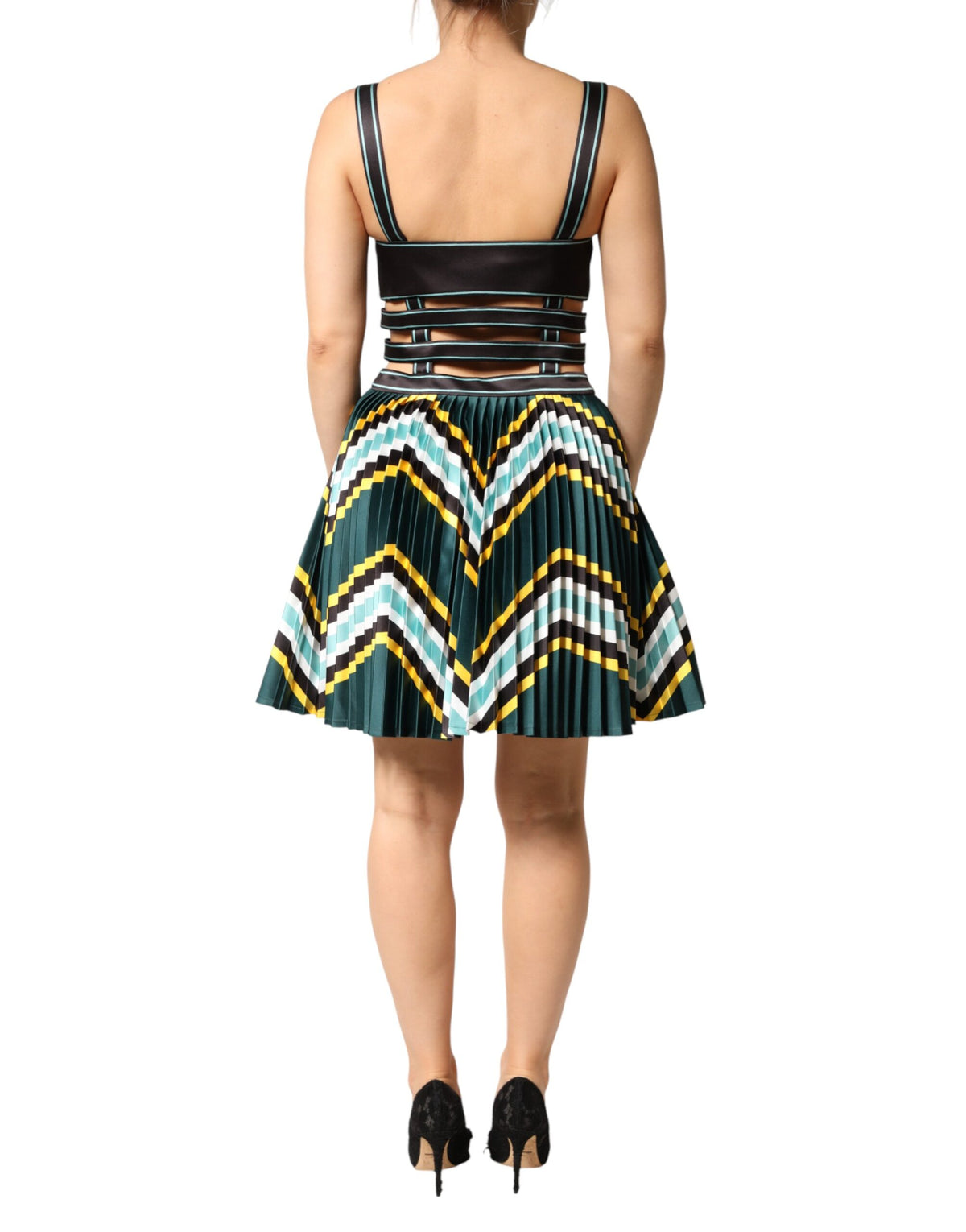Philosophy di Lorenzo Serafini Robe A-ligne sans manches multicolore