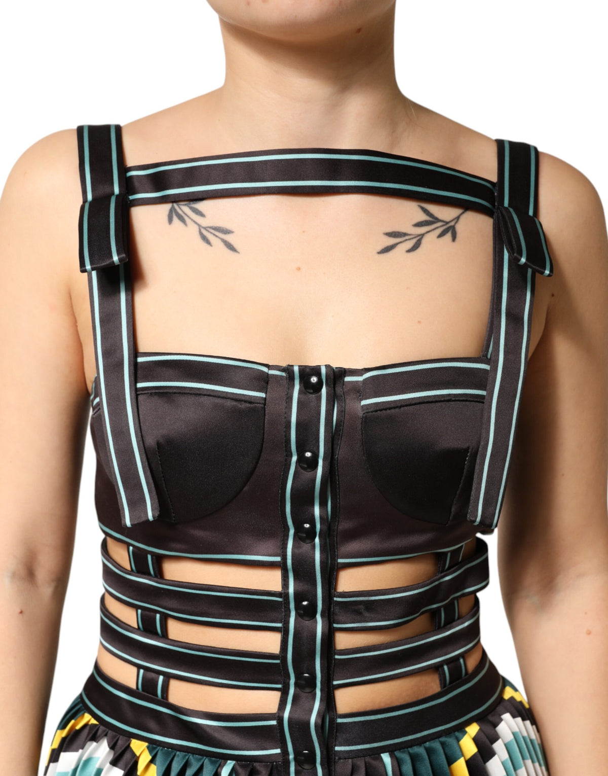 Philosophy di Lorenzo Serafini Robe A-ligne sans manches multicolore