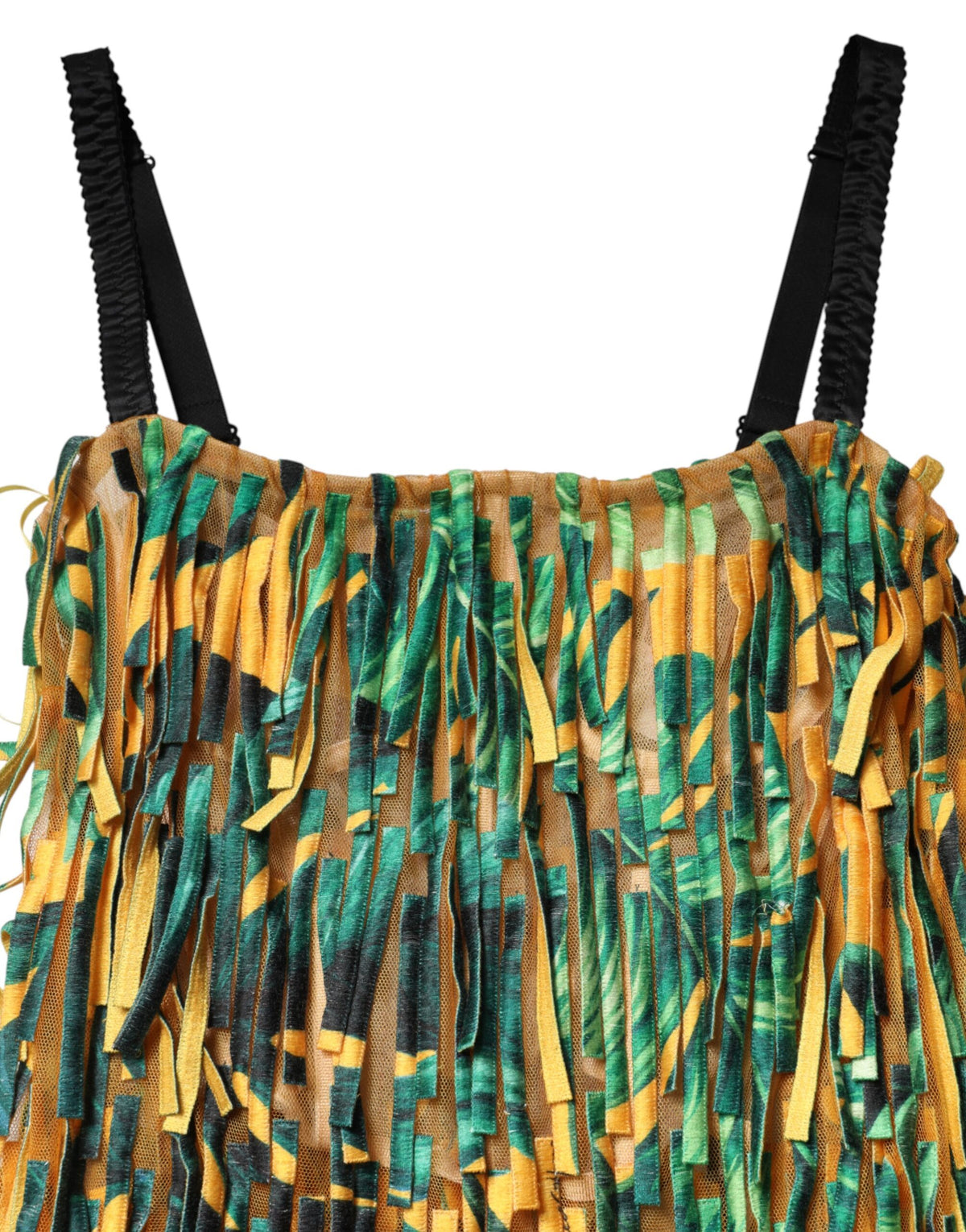 Robe Maxi à Imprimé Tropical Multicolore Dolce & Gabbana