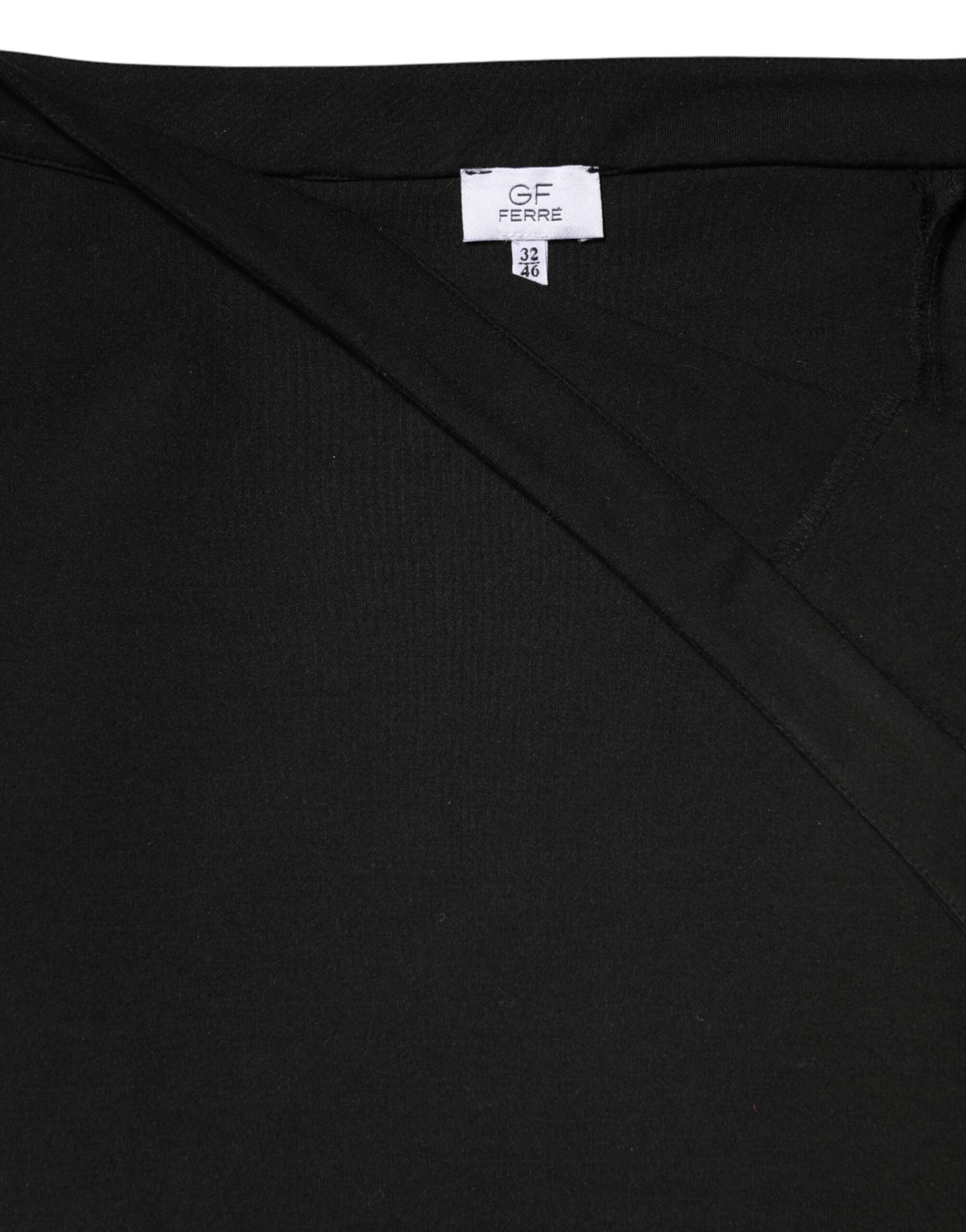 GF Ferre Black Pencil Skirt for Women - Elegant Knee Length Design