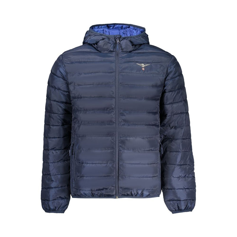Accademia Militare Blue Polyester Men's Jacket - Durable & Stylish