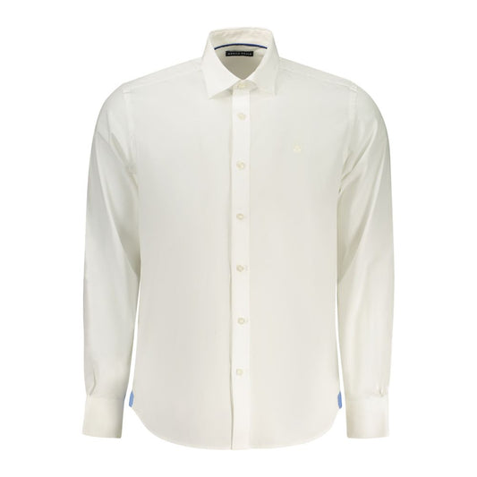 North Sails White Cotton Men's Shirt - Sustainable Luxury