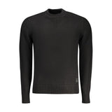 North Sails Black Cotton Men Sweater - Sustainable Style