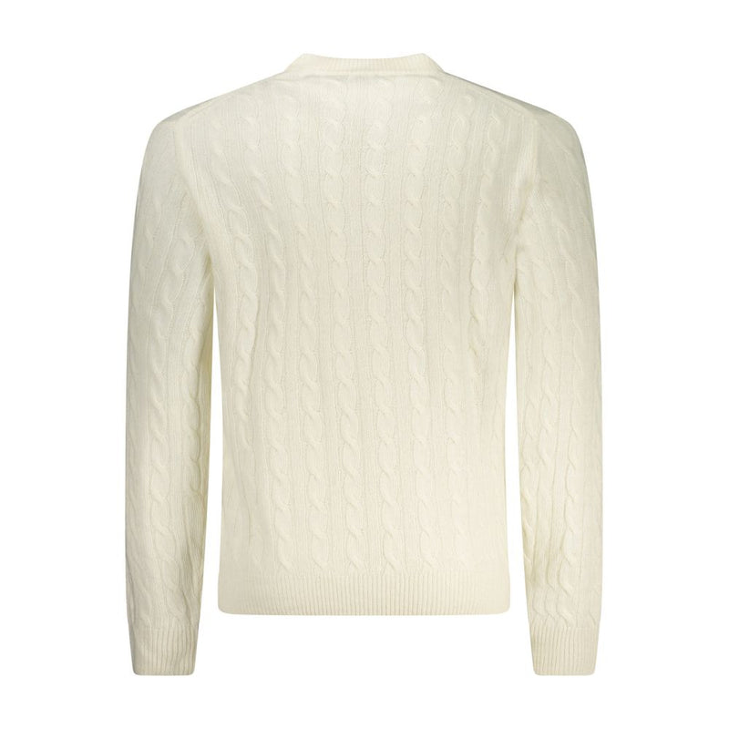 North Sails White Polyamide Men's Sweater - Elegant & Eco-Friendly