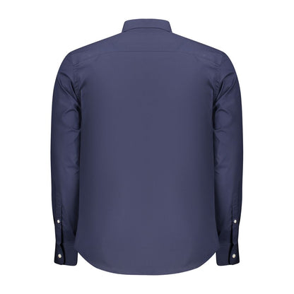 North Sails Blu Cotton Men Shirt