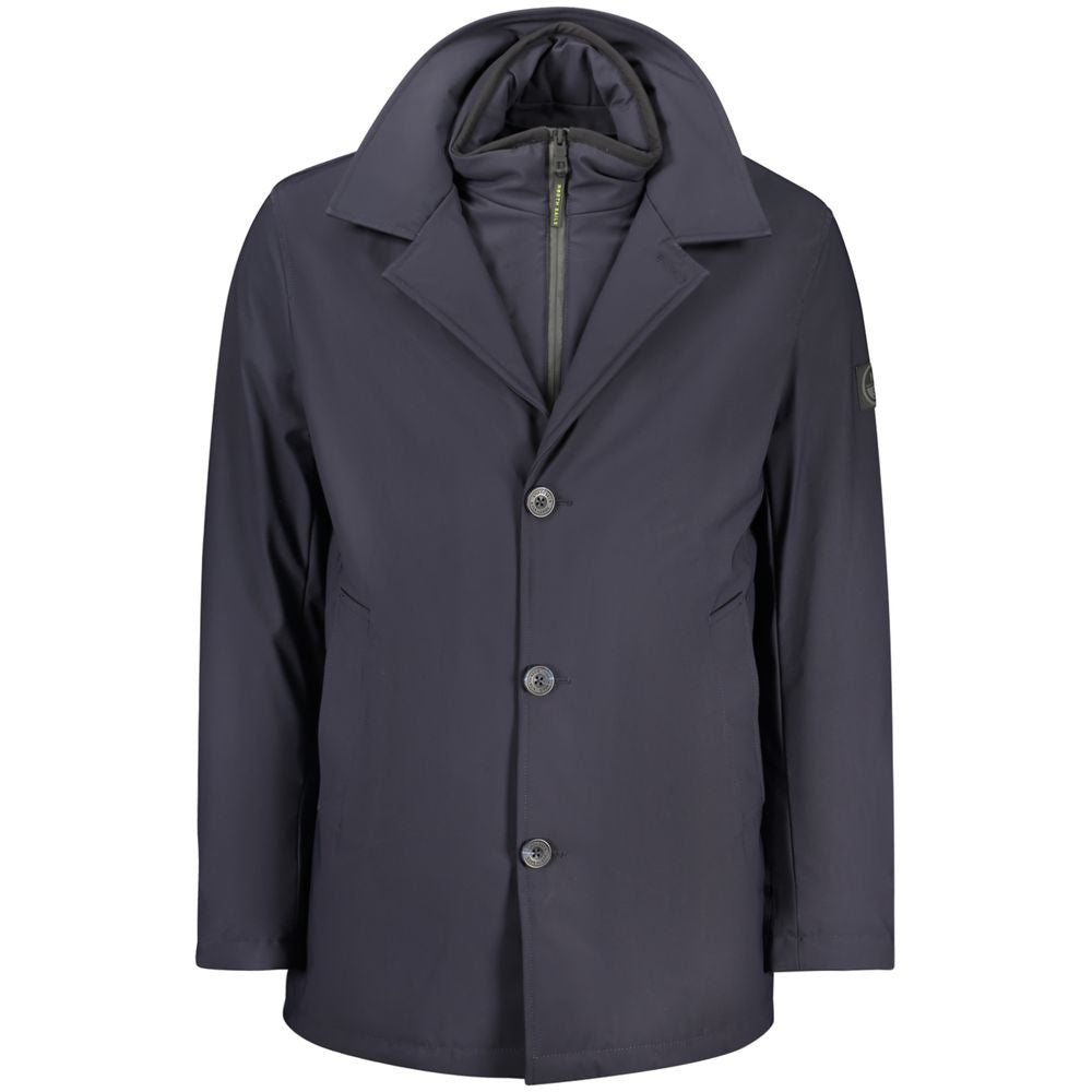 North Sails Blu Polyester Men's Jacket
