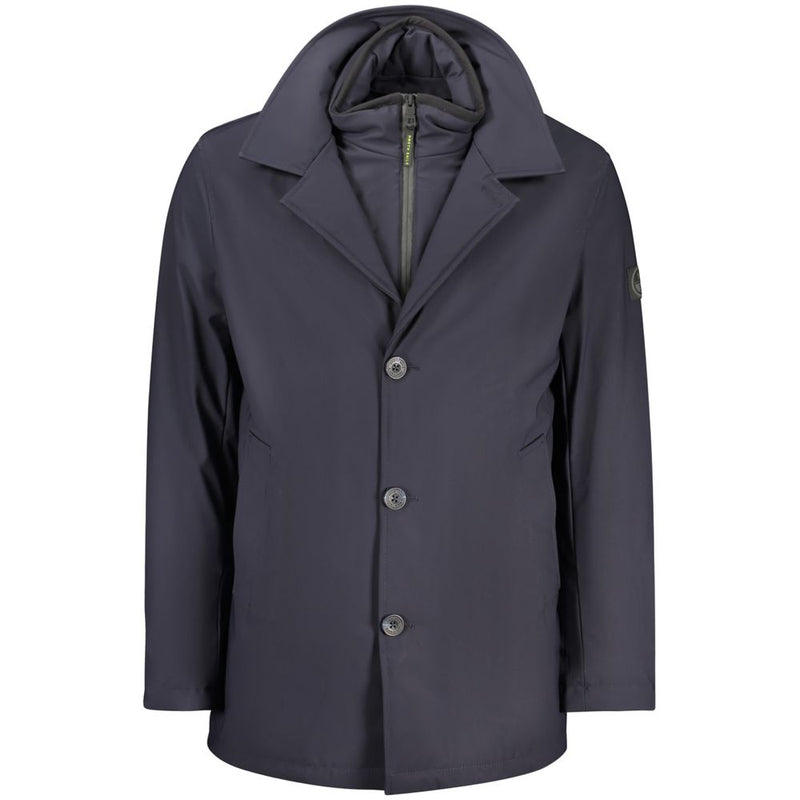 North Sails Blu Polyester Men's Jacket