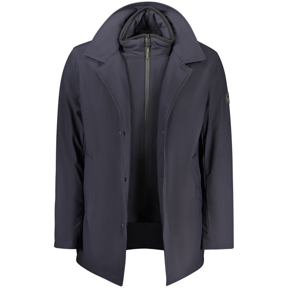 North Sails Blu Polyester Men's Jacket