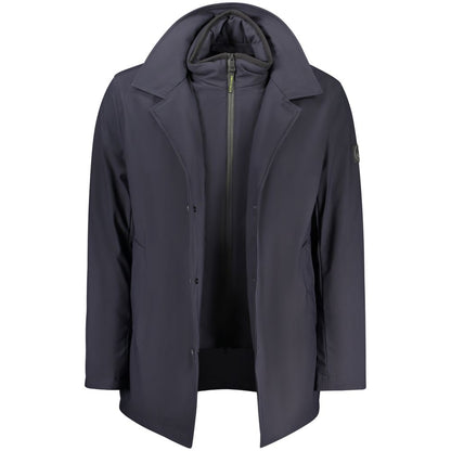 North Sails Blu Polyester Men's Jacket