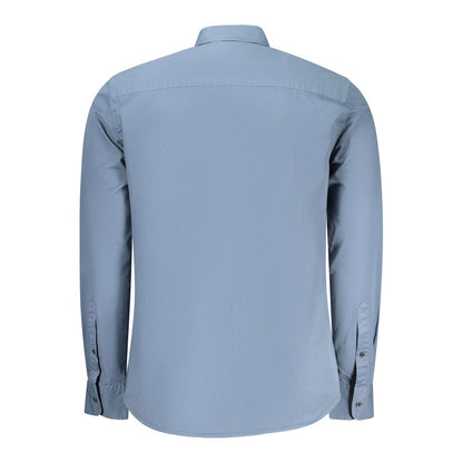 North Sails Blue Cotton Men Shirt