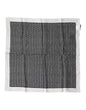 Foulard carré Dolce &amp; Gabbana blanc et noir à motifs