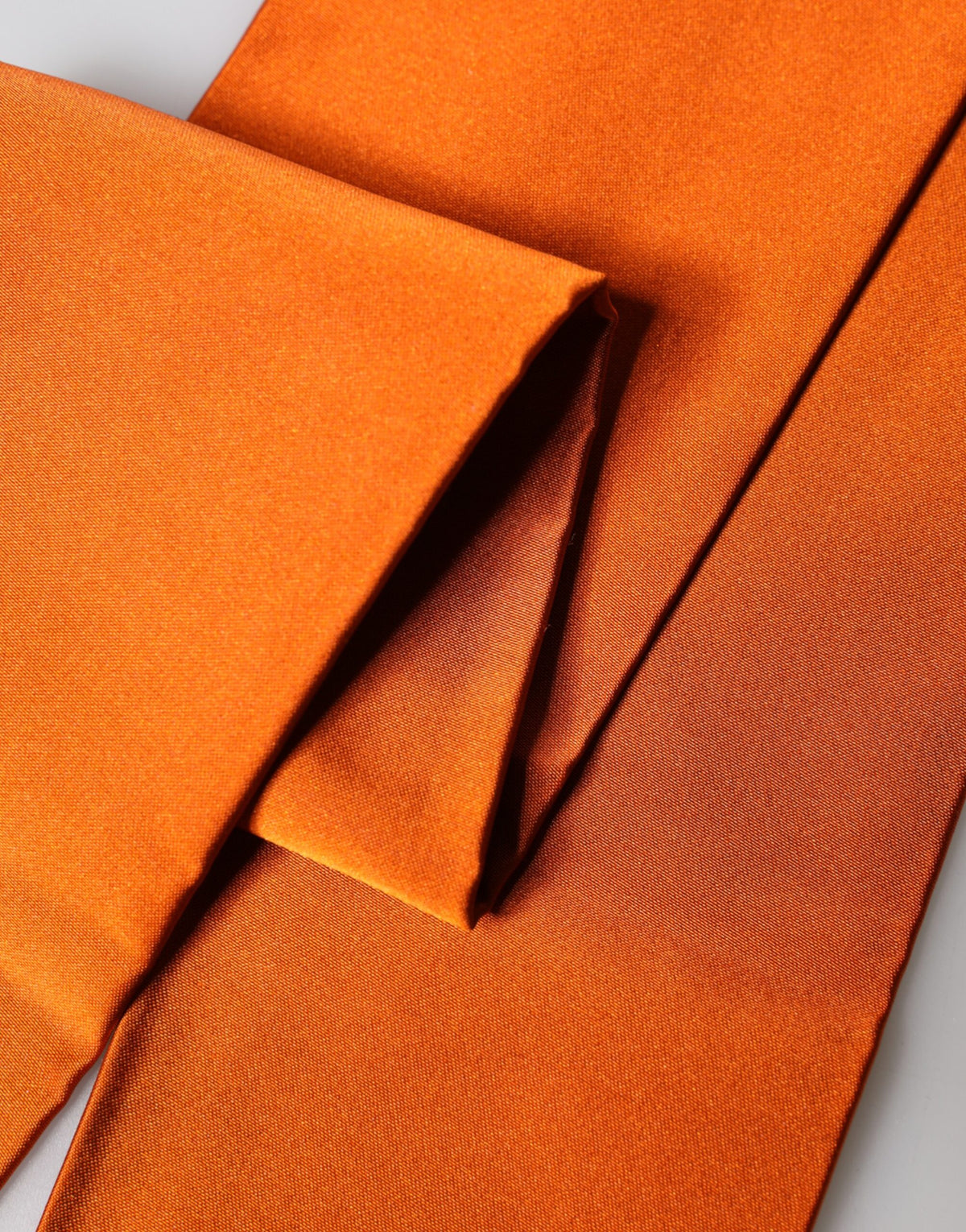 Foulard Dolce &amp; Gabbana en soie orange à franges